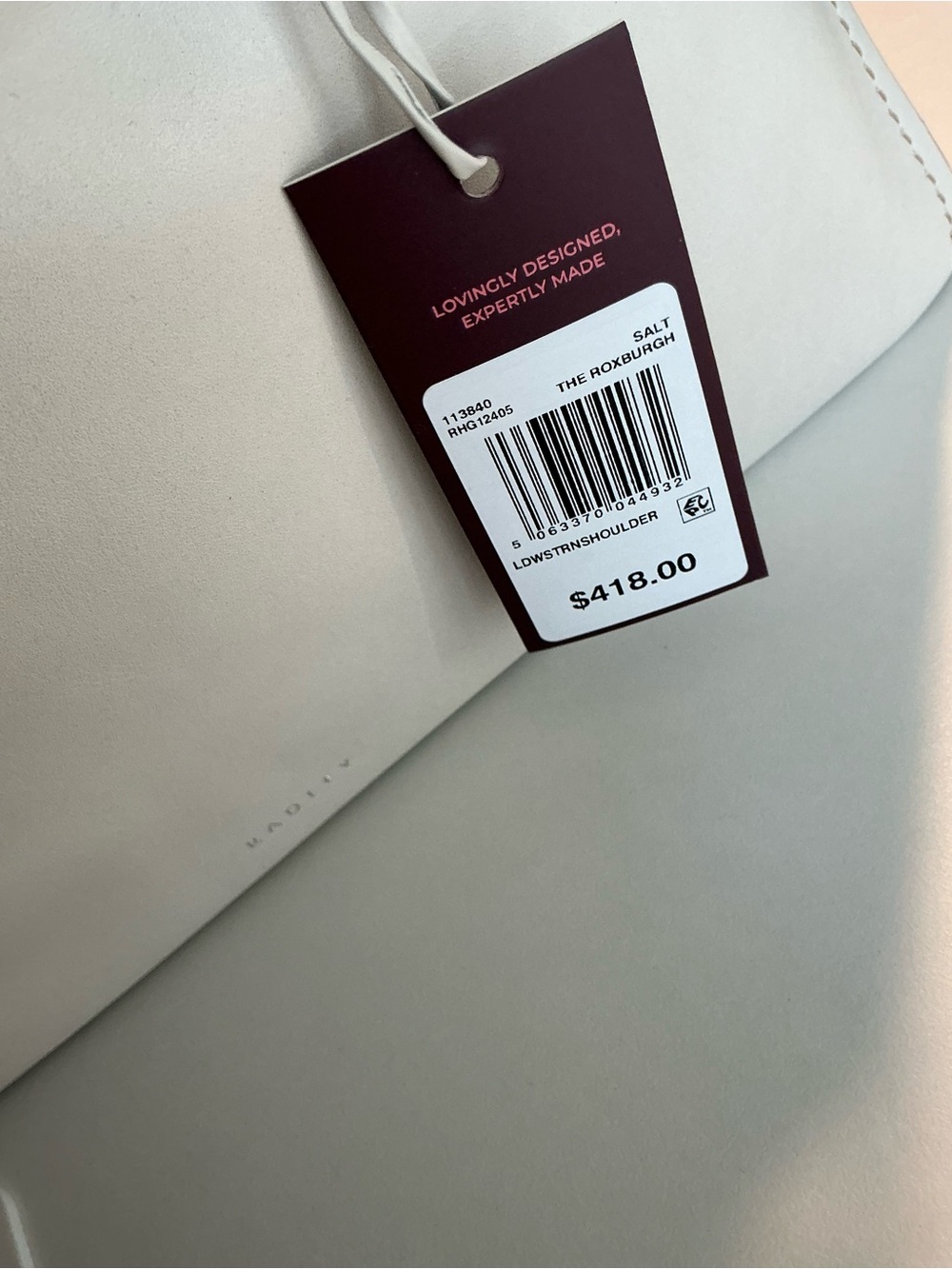 NWT RADLEY LONDON The Roxburgh Large Drawstring Shoulder in Salt - Picture 12 of 13